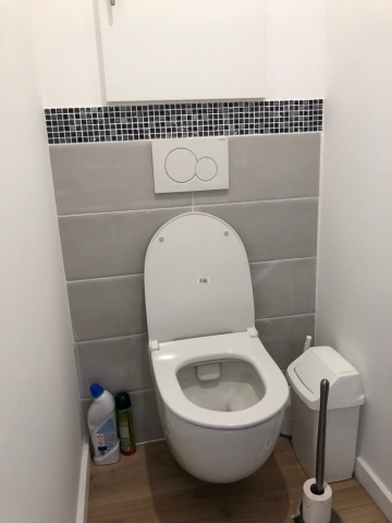XLBatiment - Salle de Bain - WC suspendu avec meuble de rangement